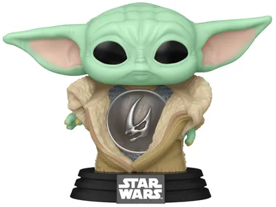 Figurină Funko POP! Television: The Mandalorian - Din Grogu with Armor #712