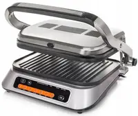 Grătar First Austria - FA-5344-3, 2100W, antiaderent, nervurat, gri