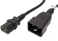 Cablu de alimentare IEC320 C13 la C20 5m Negru, kpsb5