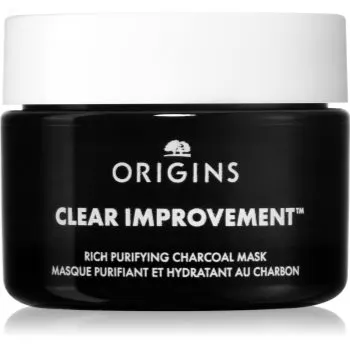 Origins Clear Improvement® Rich Purifying Charcoal Mask Masca de curățare cu cărbune