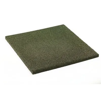 Pavele Cauciuc Plane 500X500X20 mm - Verde