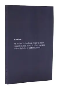 NKJV Scripture Journal - Matthew: Holy Bible, New King James Version