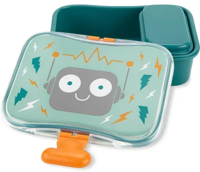 Set de cutii pentru mâncare Skip Hop Spark Style - 2 bucăți, robot