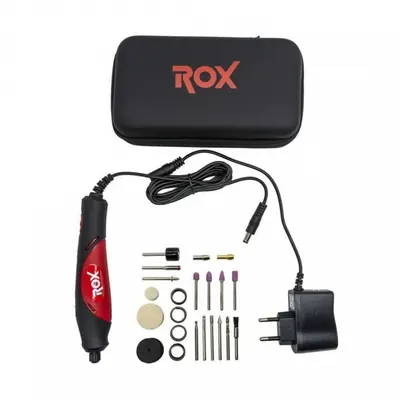 Set masina pentru gaurit si frezat ROX Wood 153ROX0093, 25 piese