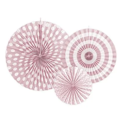 Rozete decorative roz 3 buc