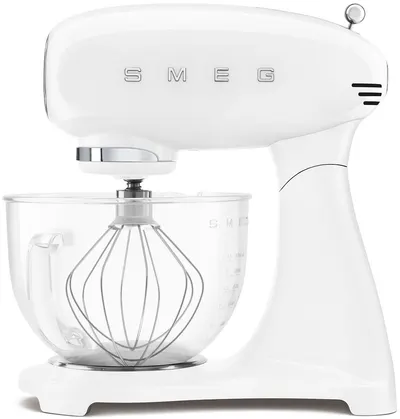 Mixer planetar Smeg - SMF03WHEU, 800W, 10 viteze, alb