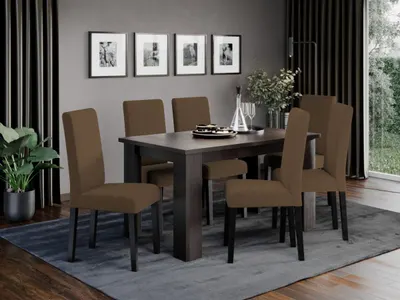 Set Masa Venetia extensibila + 6 Scaune Ecco Savio 38