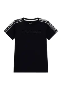 Tricou cu logo - Negru/Coral/Alb optic