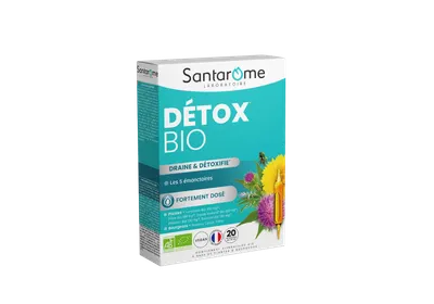 Detox Bio, 20 fiole, Santarome