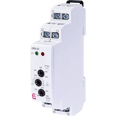 Relee de control si masura a tensiunii HRN-54 Releu protectie tensiune trifazata