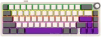 Tastatură mecanică Lorgar - KBP70MW Mini, wireless, Linear, RGB, bej/gri