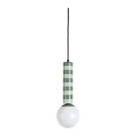 Lustră verde din metal ø 12 cm Rayado – Leitmotiv