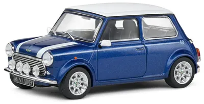 Model de colecție SOLIDO Moderne: Automobile - Mini Cooper S Sport,Tahiti Blue, 1994