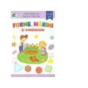 Forme, marimi si dimensiuni. Coloreaza si invata forme, 4-6 ani