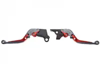 Set 2 manete frana si ambreiaj reglabile si rabatabile Benelli Trk 502 2017-2019, culoare gri rosu