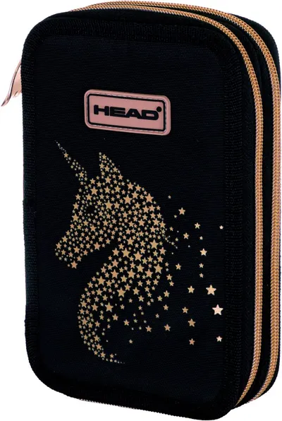 Penar școlar Astra Head - Unicorn, 2 fermoare