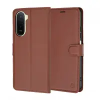 Husa pentru Xiaomi Redmi A7 Pro 4G, Techsuit, Leather Folio, Maro