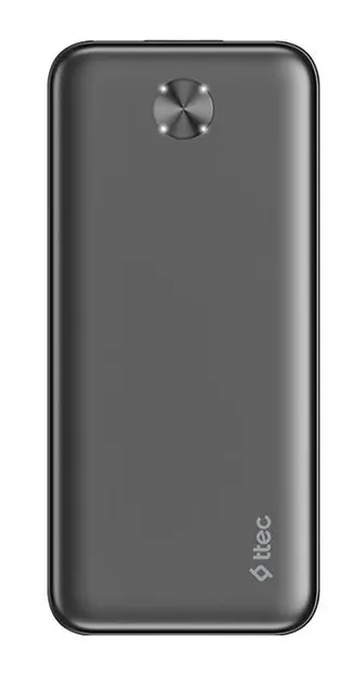 Baterie externă ttec – ReCharger, 20000 mAh, neagră