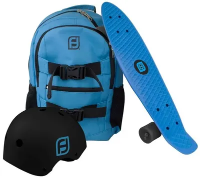 Set pentru copii D'Arpeje Funbee - Rucsac, casca si Penny Board