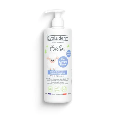 Gel de curatare corp si par pentru bebelusi, 500ml, Evoluderm