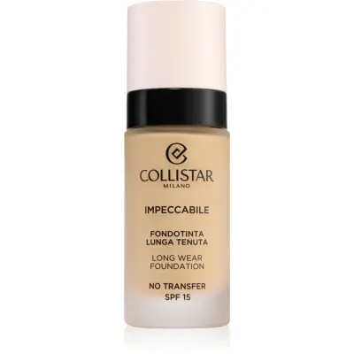 Collistar Impeccabile Long Wear Foundation machiaj persistent SPF 15 2N Beige 30 ml