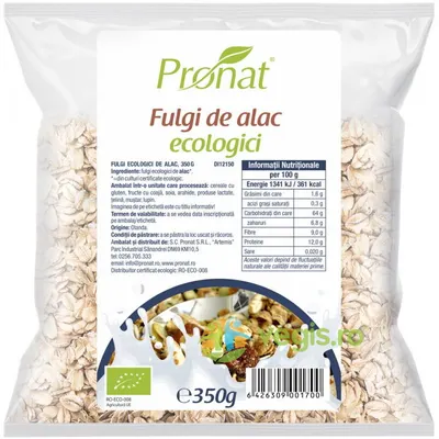 Fulgi de Alac Ecologici/Bio 350g