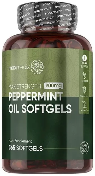 Peppermint Oil, 200 mg, 365 capsule gelatinoase moi, Weight World