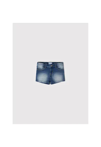 Pantaloni scurti din denim Fete - 209483987 - Bumbac Organic - Albastru