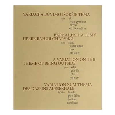 Variacija buvimo išoréje tema