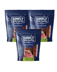 SIMPLY FROM NATURE Recompense Sticks pentru caini, cu vita 3 x 7 buc