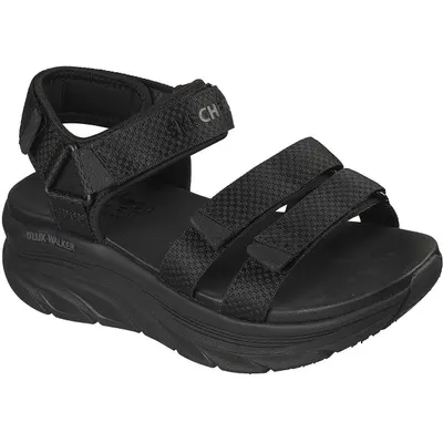 Sandale femei Skechers D'lux Walker Sandal-sea-scape, Negru
