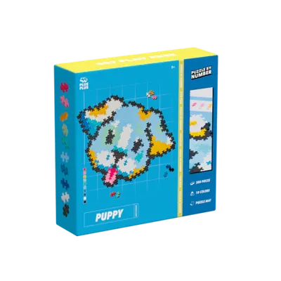 Puzzle pe numere Plus-Plus, 500 piese, Catelus