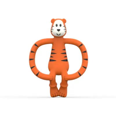 Matchstick Monkey Animal Collection perie de dinti pentru dentiție Tiger 1 buc