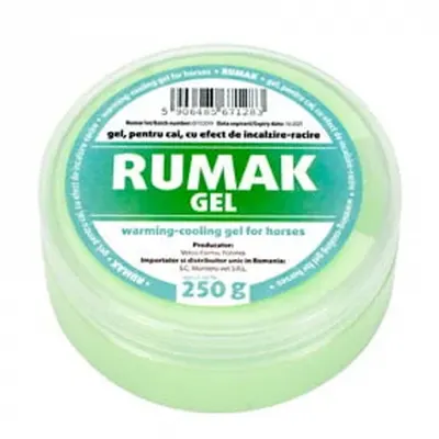 Gel pentru cai cu efect de incalzire - racire Rumak 250 gr