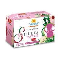 Ceai Silueta perfecta - purificare si drenaj, 20 plicuri, Fares