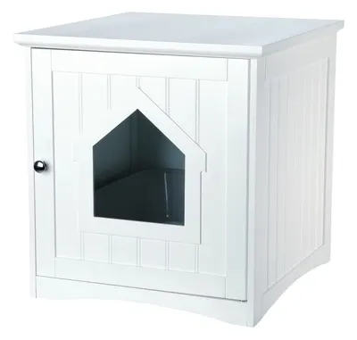 Casuta Pisici (pentru litiera) 49x51x51 cm Alb 40290