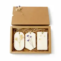 Set cadou HERBARIUM – 3 odorizante dulap din ceară de soia, flori uscate - Zambilă & Iasomie