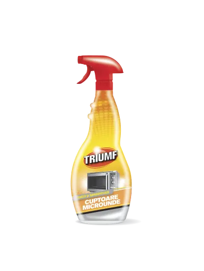 Triumf Soluție Curățare Cuptoare Cu Microunde, Elimină Murdăria și Mirosurile, 500 Ml