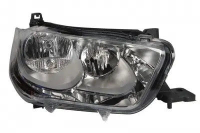 Far fata Dreapta (halogen, H1 H7 W5W, mecanic, cu motor, culoare semnalizator: transparent) potrivit CITROEN C-ELYSEE