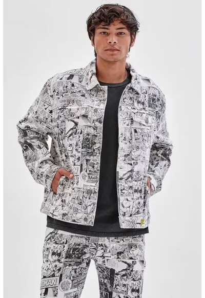 Geaca din denim Originals Batman Comic Print