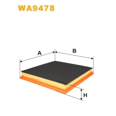 Filtru aer WIX FILTERS WA9478