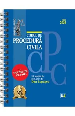 Codul de procedura civila Iunie 2026 Ed.Spiralata