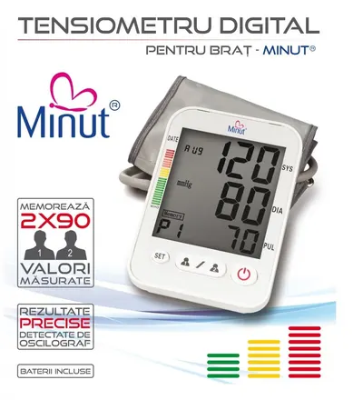 Tensiometru digital Minut pentru brat