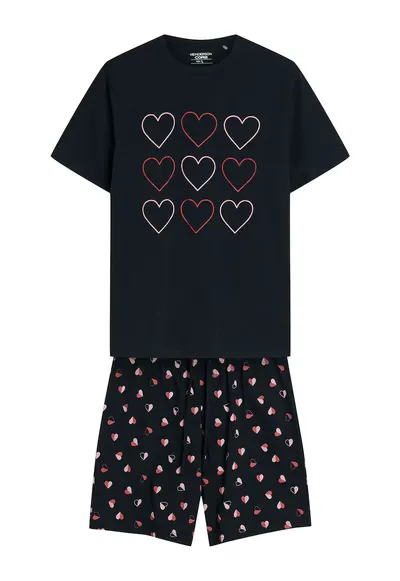 Pijama barbati negu Serum Homme - Negru