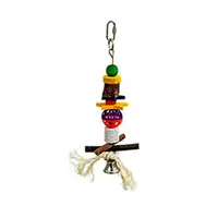 Jucarie Nimfa-Agapornis cu Clopotel 27cm/88561