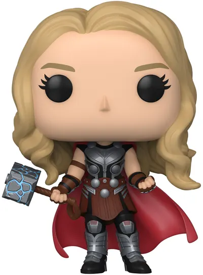 Figurina Funko POP! Marvel: Thor: Love and Thunder - Mighty Thor (Metallic) (Special Edition) #1076