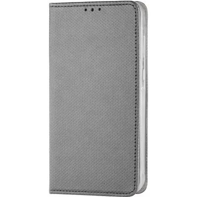 Husa pentru Samsung Galaxy J3 (2017) J330, OEM, Smart Magnet, Gri