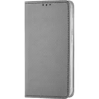 Husa pentru Samsung Galaxy J3 (2017) J330, OEM, Smart Magnet, Gri