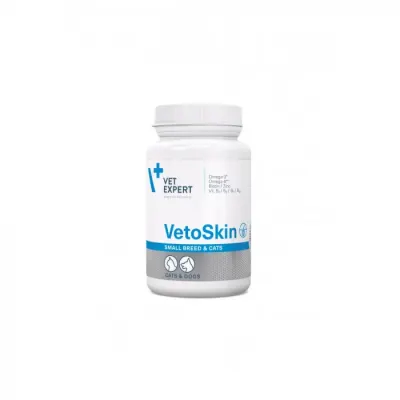 Supliment dermatologic pentru caini pisici Veto Skin Twist Off 60 caps