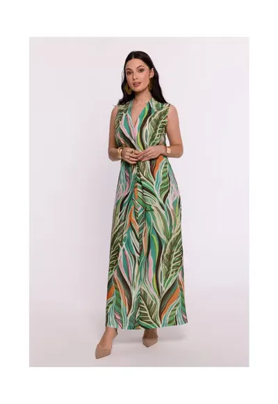 Rochie maxi cu imprimeu -